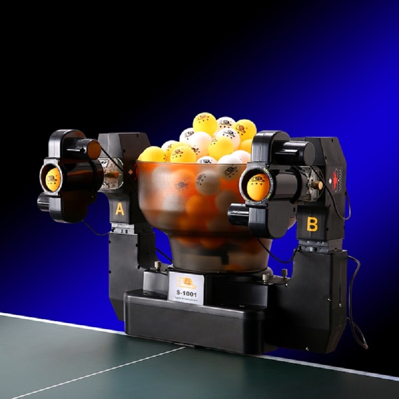 Hình ảnh về máy bắn bóng bàn 2 nòng HP-S1001