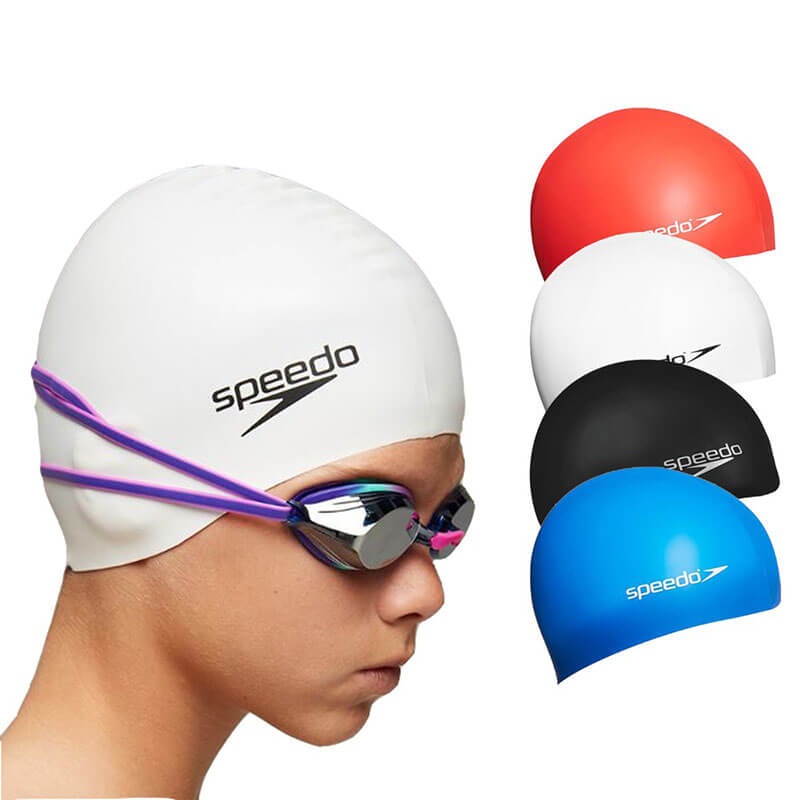 Mũ bơi Speedo đa dạng màu sắc, mẫu mã giúp bạn lựa chọn dễ dàng