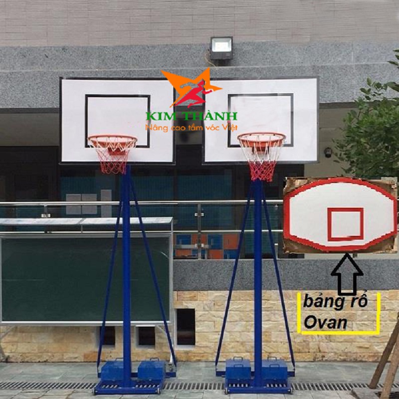 Mẫu trụ bóng rổ di động Kim Thành KT-1290