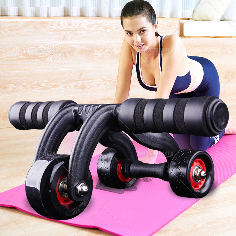 bài tập với con lăn tập cơ bụng