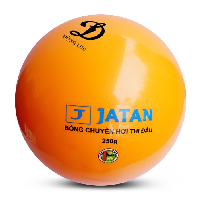 Hình ảnh về mặt trước của quả bóng chuyền hơi Động Lực Jatan 250g