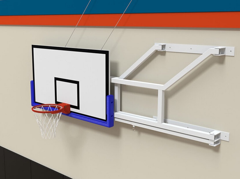 Tự làm vành bóng rổ và bảng bóng rổ gắn lên tường