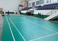 Thi công sân cầu lông tại trường đại học ngoại ngữ Hà Nội