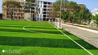 Thi công lắp đặt sân bóng cỏ nhân tạo tại trường cao đẳng sư phạm Bà Rịa Vũng Tàu