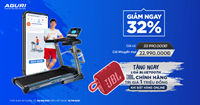 Giảm 32% khi mua online Máy chạy bộ tại nhà