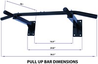 Hướng dẫn cách lắp đặt xà đơn đa năng Wall Pull Up Bar P90X 