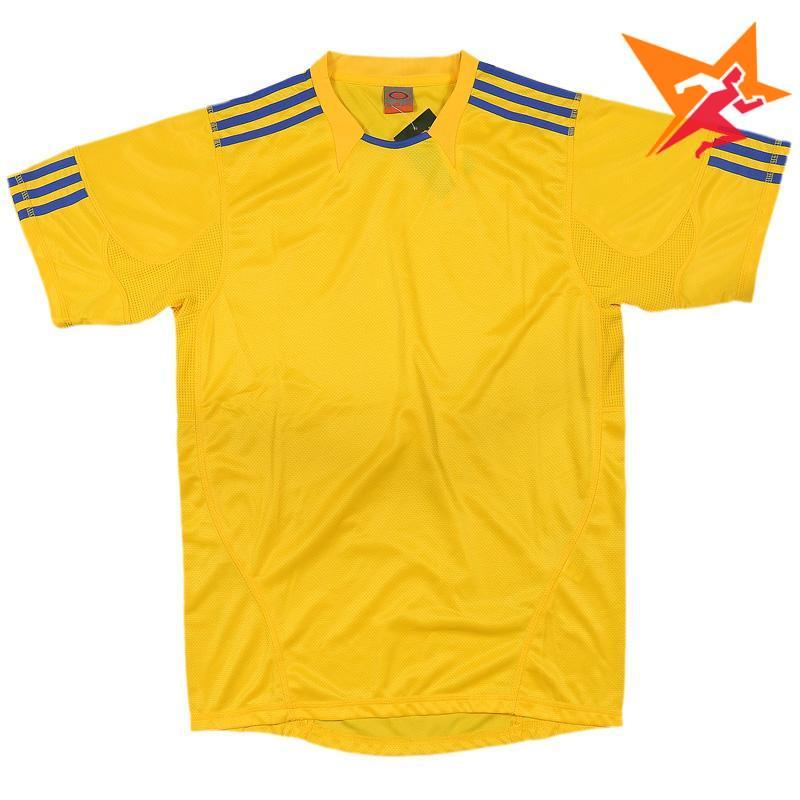 Quần áo thể thao không logo 0490 màu vàng