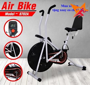Xe đạp tập thể dục Air Bike 8702 Plus có tựa lưng